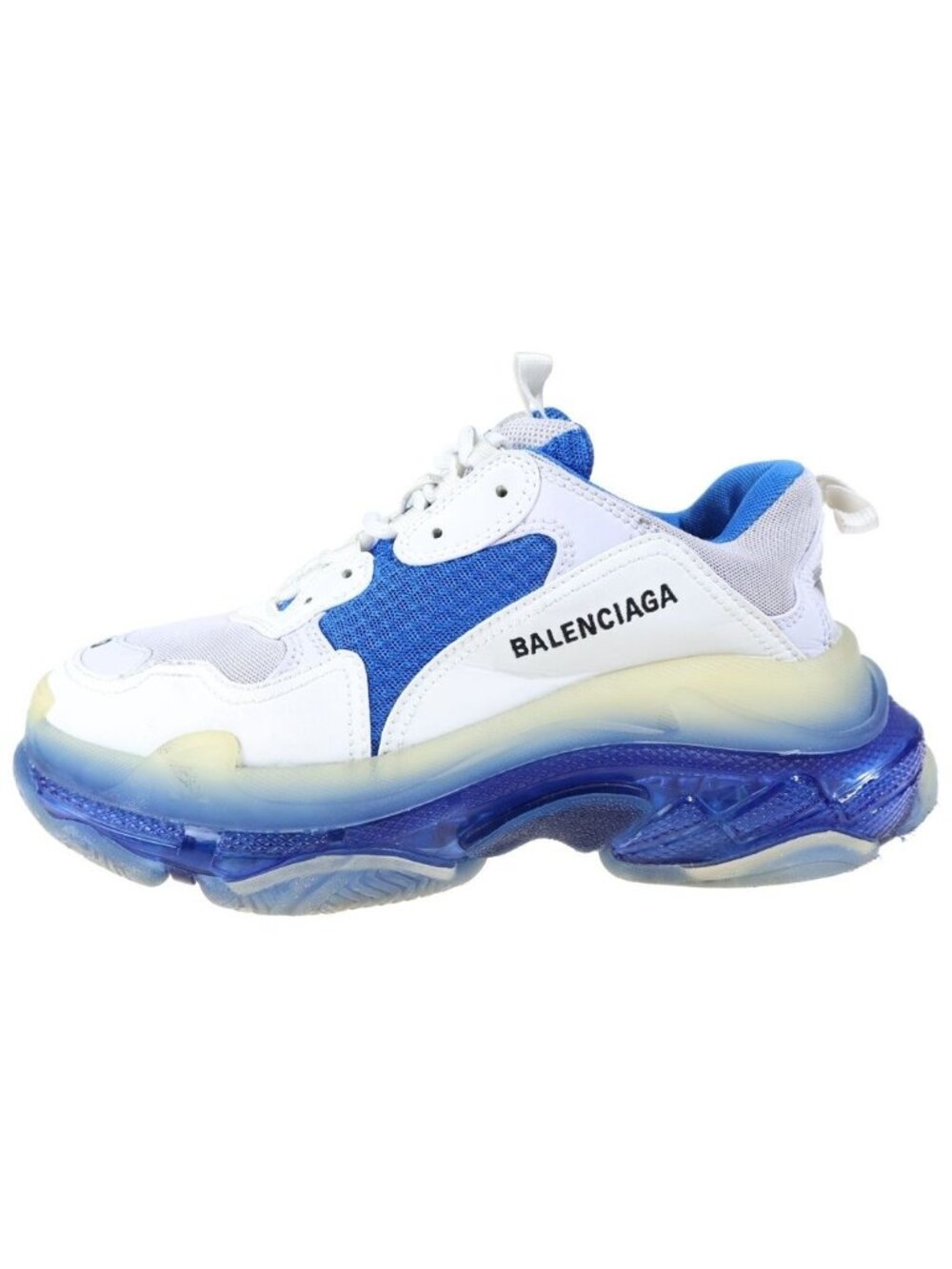 Balenciaga Triple S White Blue S Low Top Sneakers